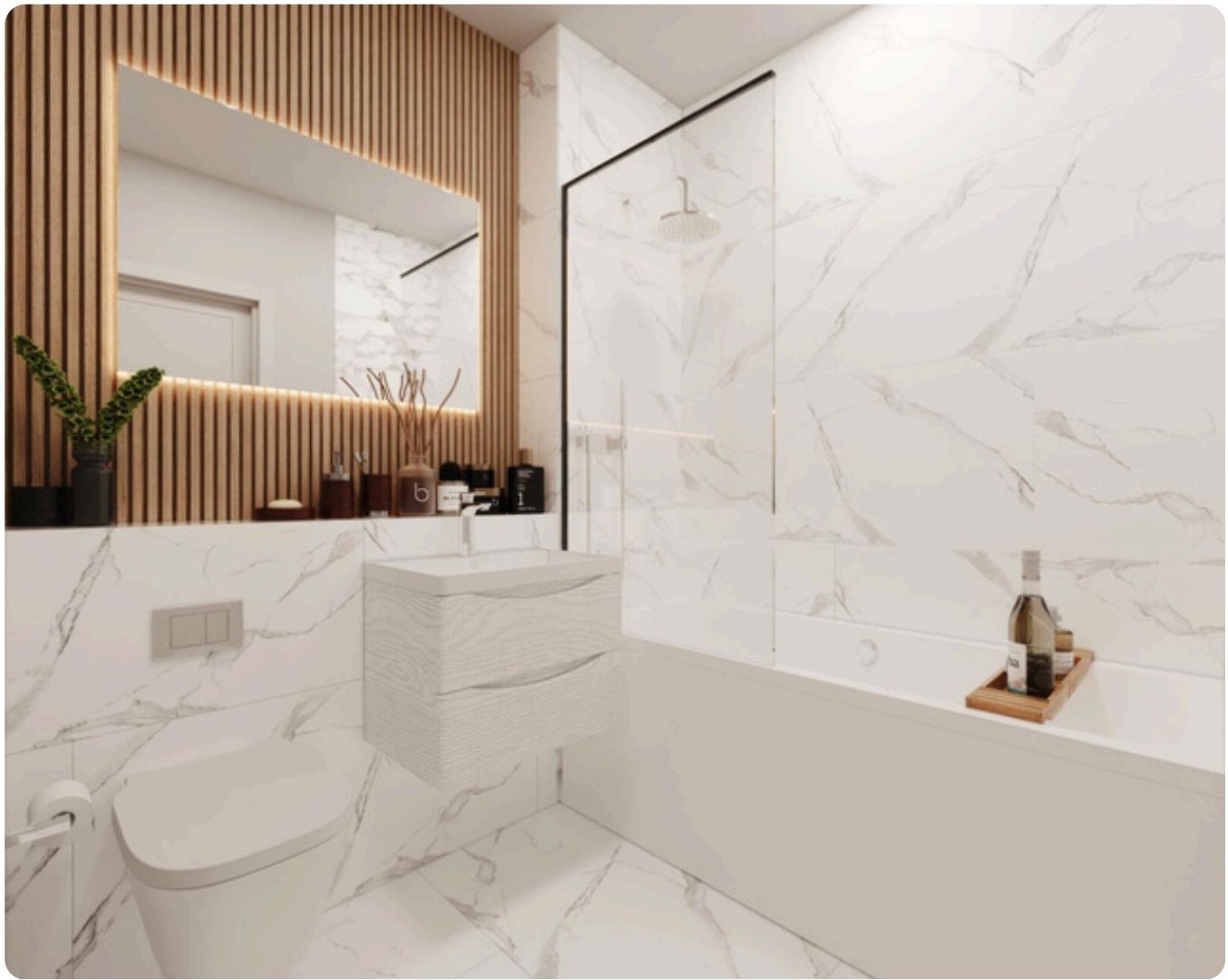 Proposed internals — bathroom CGI