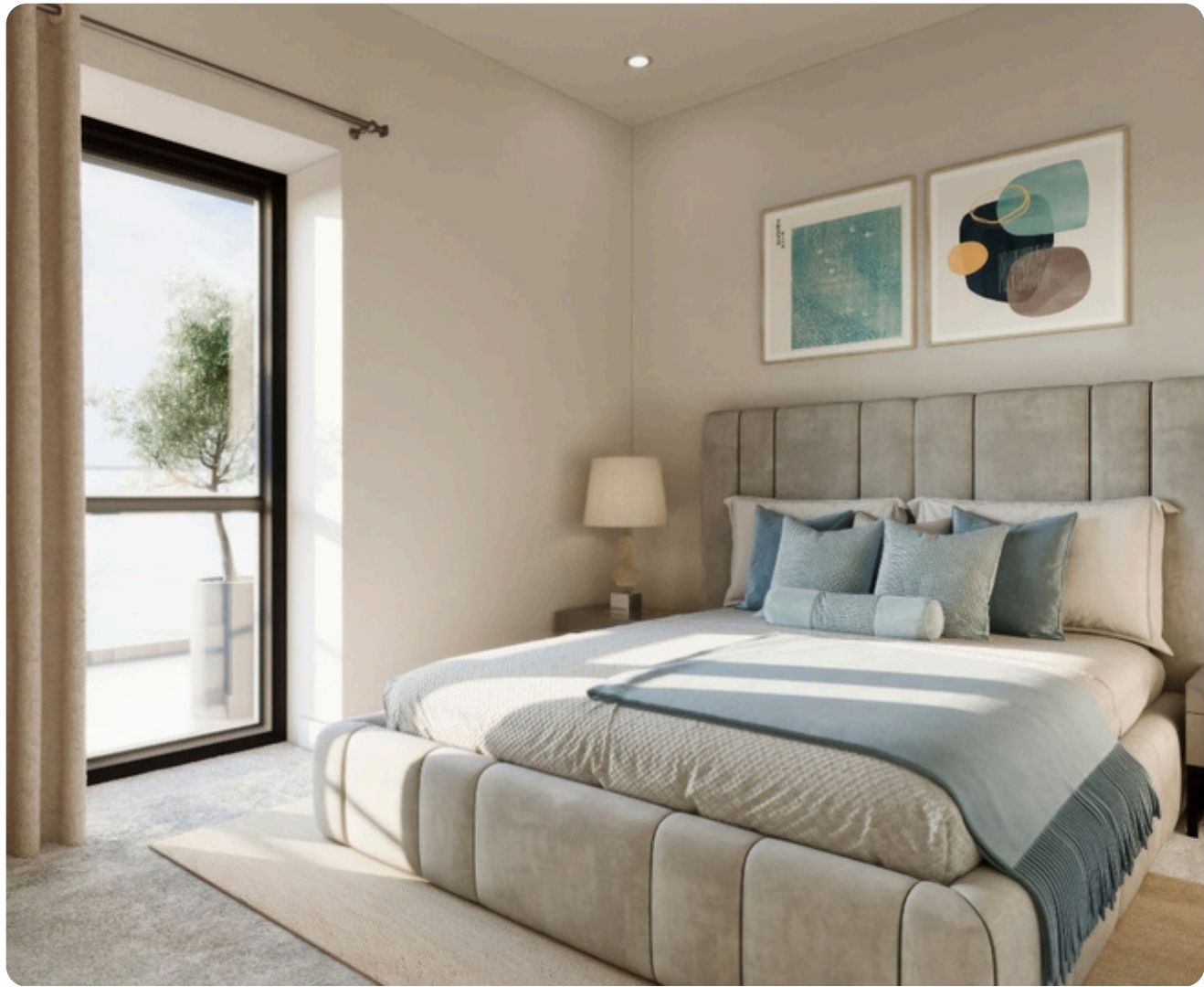 Proposed internals — bedroom CGI
