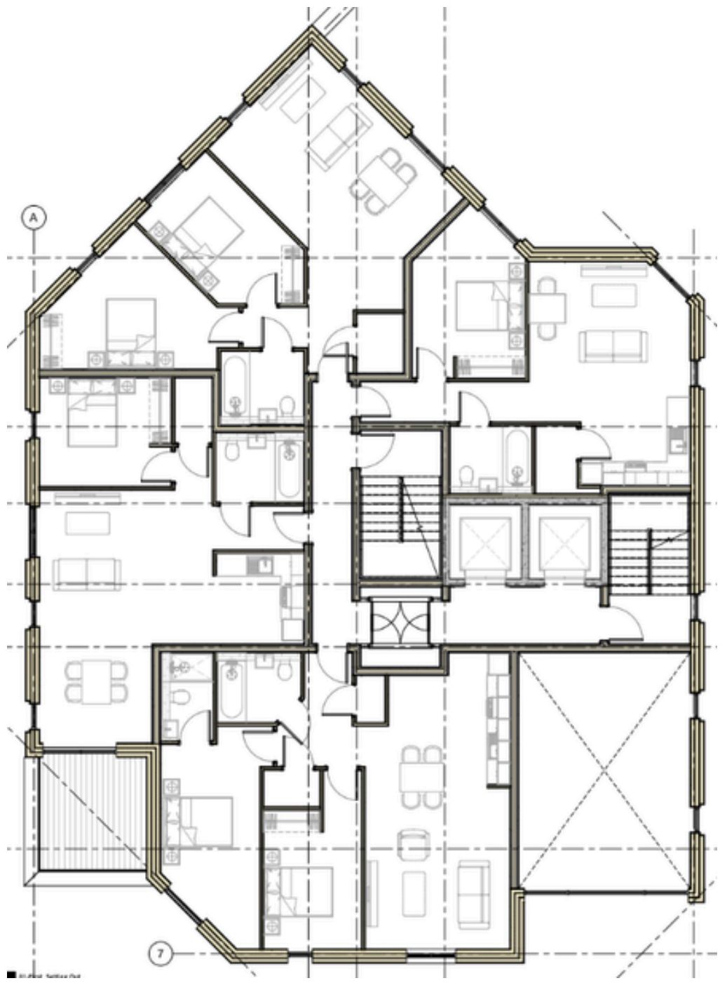 Example floorplate — layouts subject to change