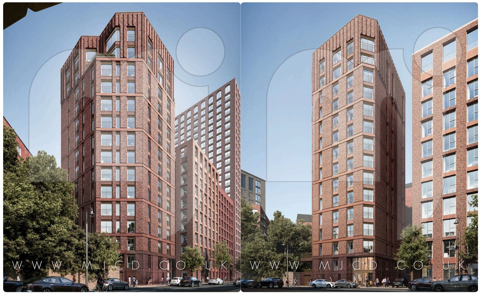 Massing in context with neighbouring blocks